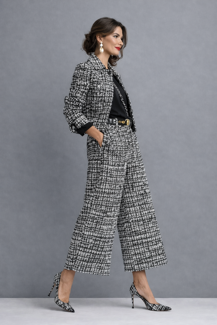 Olivia tailored blazer set side view