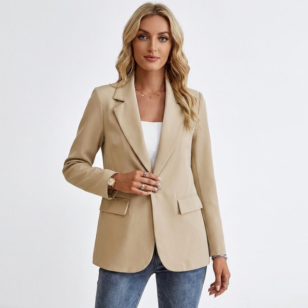 Astrid | Women's Notch Lapel Single-Breasted Blazer