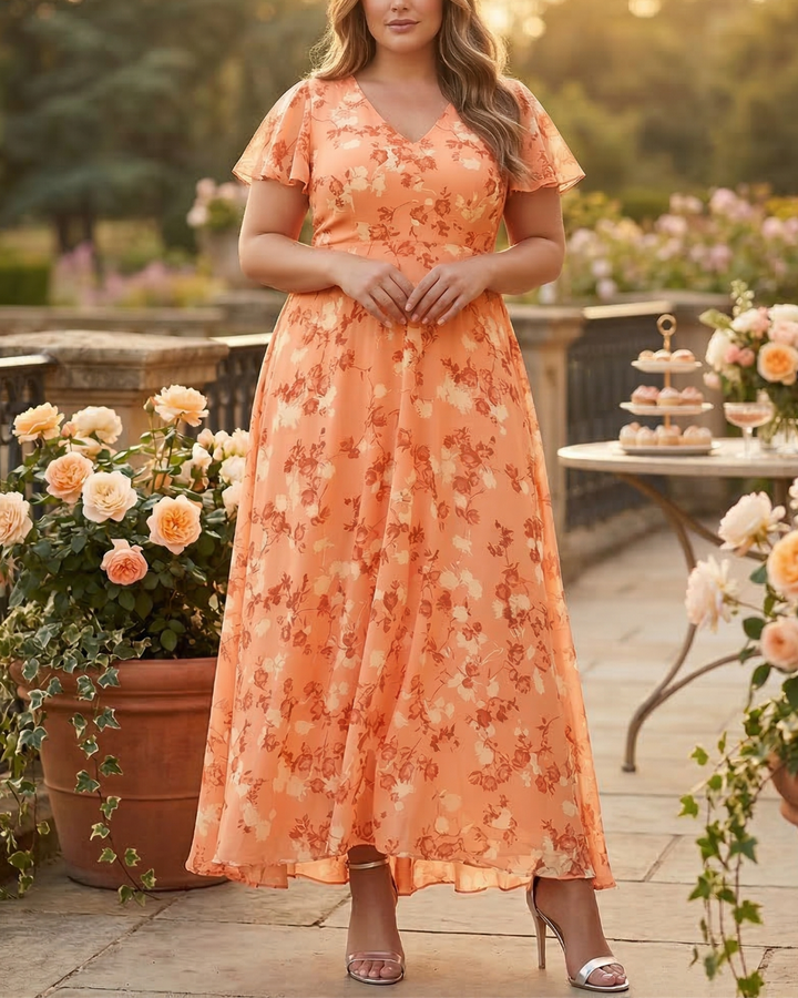 Delia | Elegant Dress with Belly-Enhancing Design