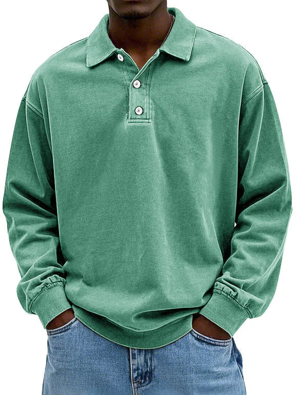 Edgar | Long-Sleeve Polo Shirt