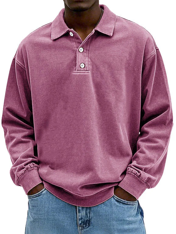 Edgar | Long-Sleeve Polo Shirt