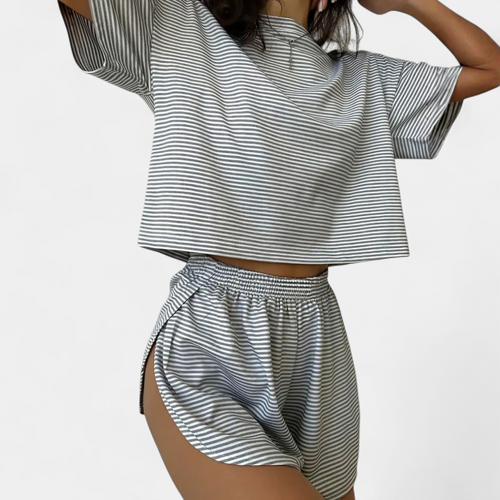 BREEANA | Cozy Knit Lounge Pajama Set