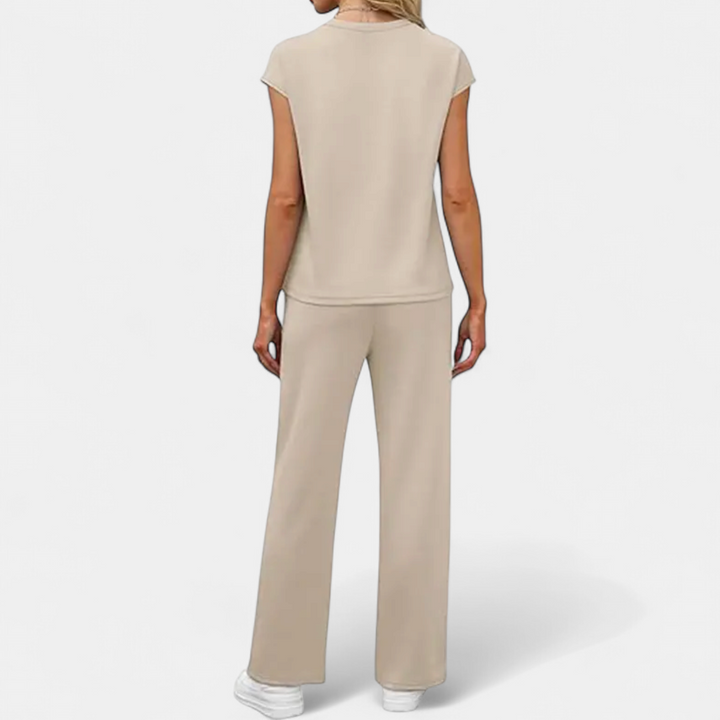 HARLIE | Casual Cap Sleeve Lounge Ensemble
