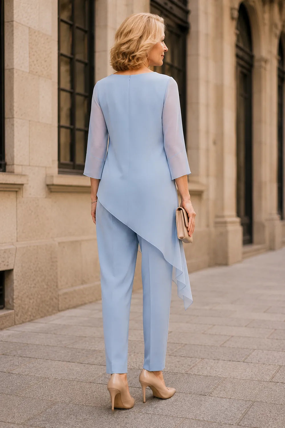 Martine | Flowing Chiffon Pant Set