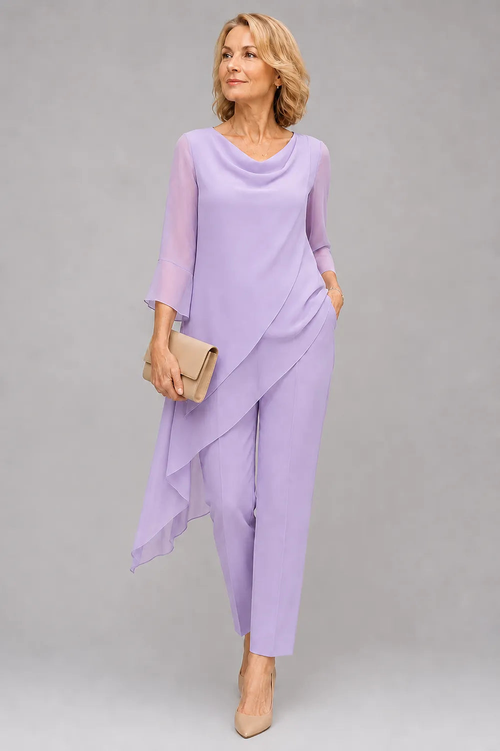 Martine | Flowing Chiffon Pant Set