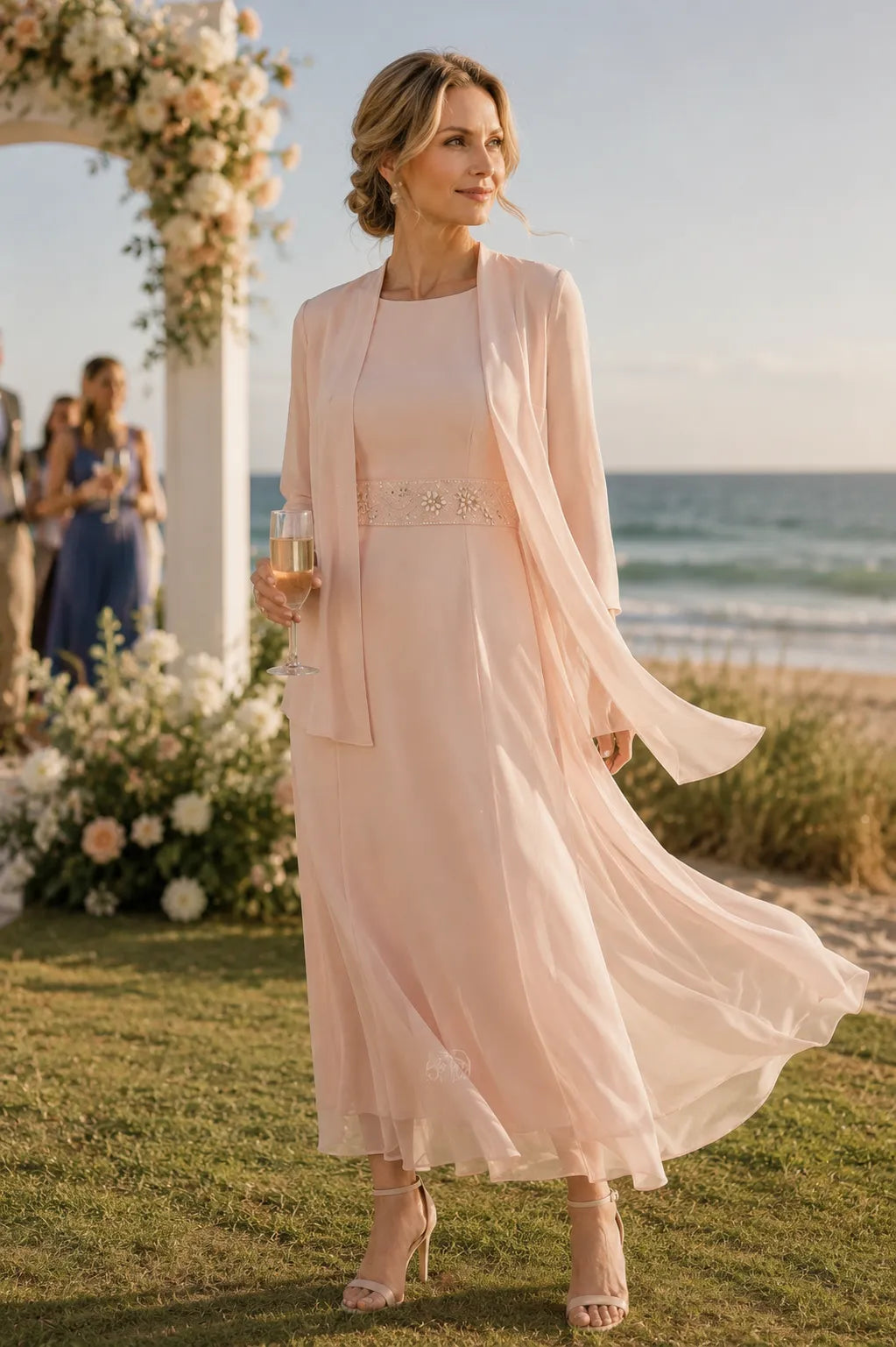 Elodie | Flowing Chiffon Dress for Special Occasions