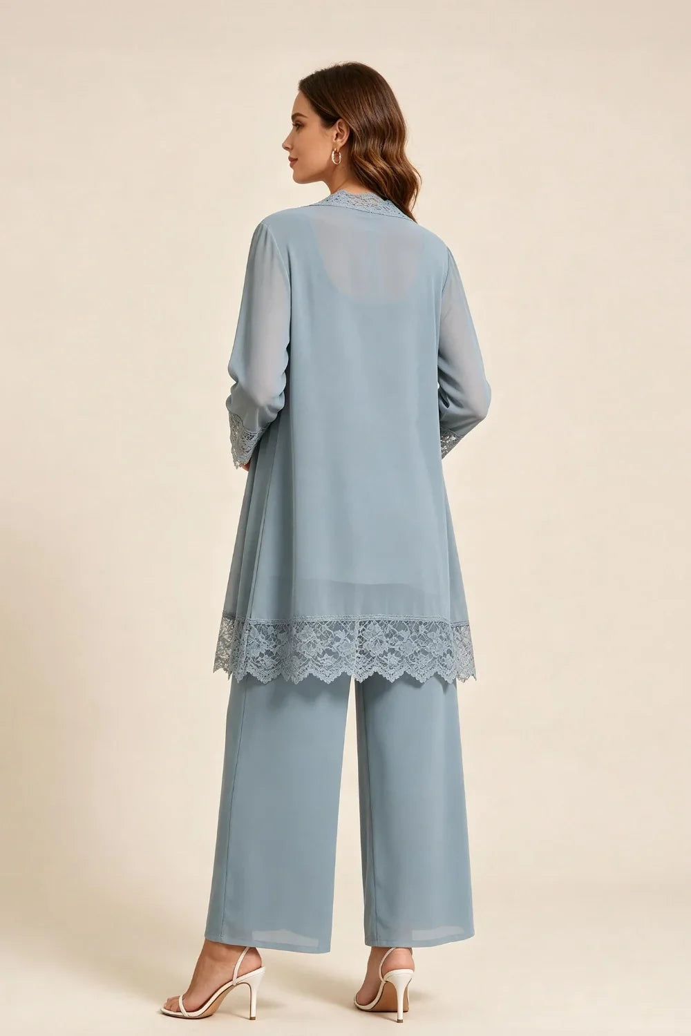 Els | Three-Piece Pant Suit with Lace