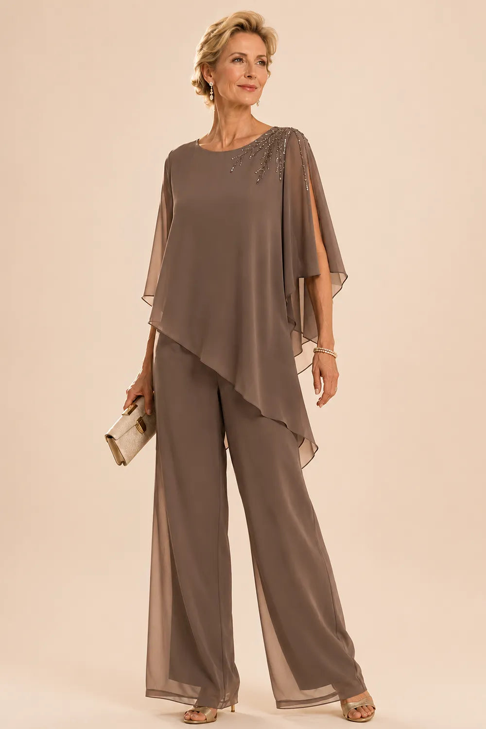 Marijke | Embellished Chiffon Jumpsuit