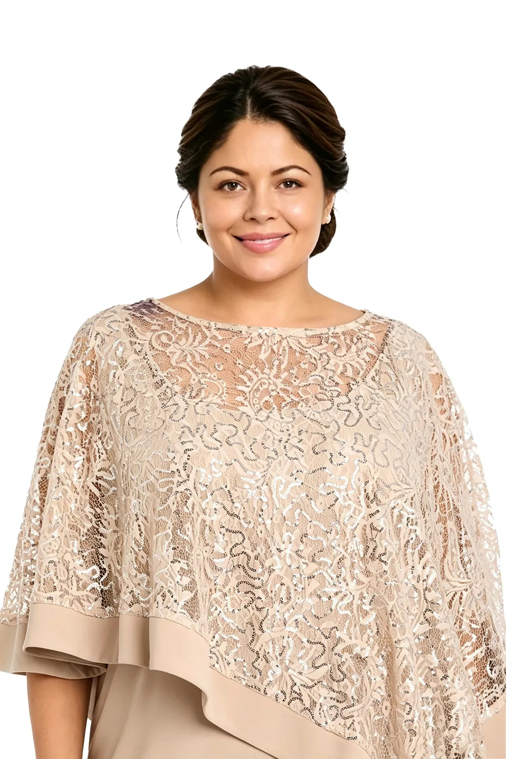 Karin | Festive Pants Set with Sequin Cape