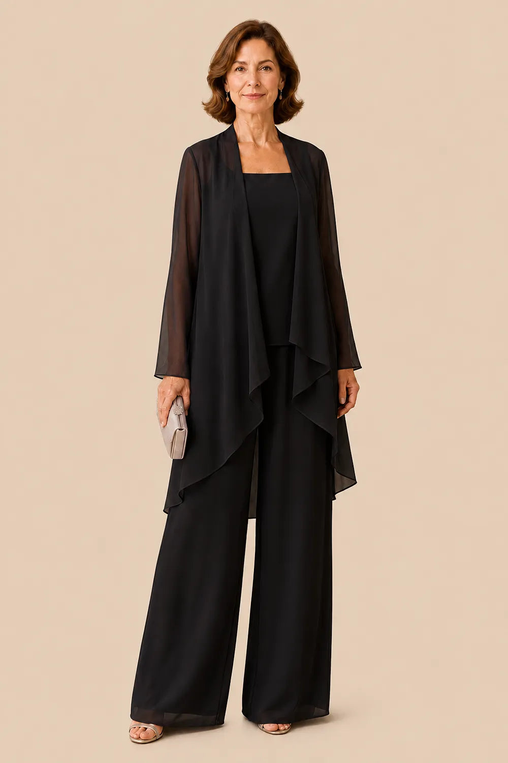 Veerle | Elegant Chiffon Pantsuit