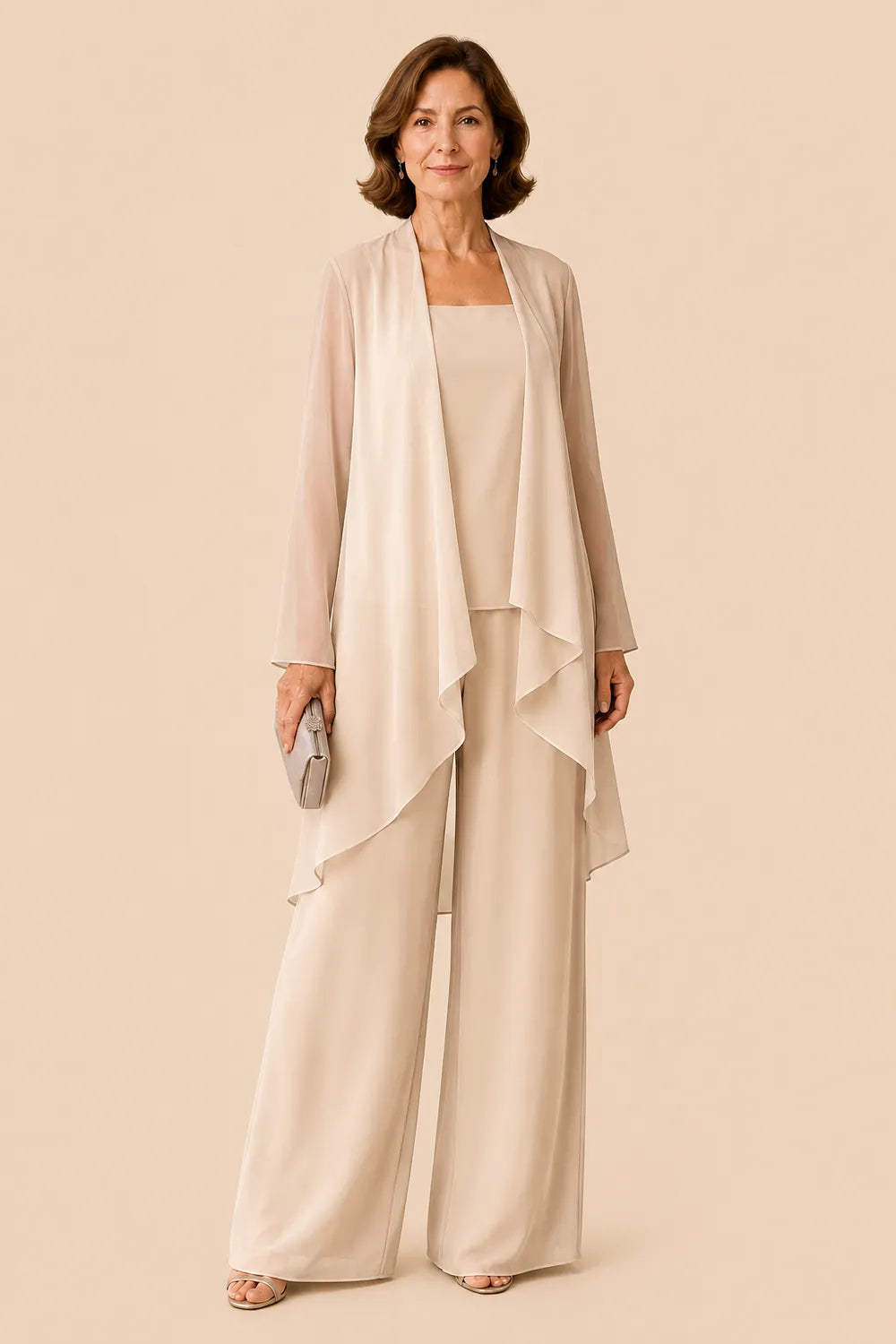 Veerle | Elegant Chiffon Pantsuit