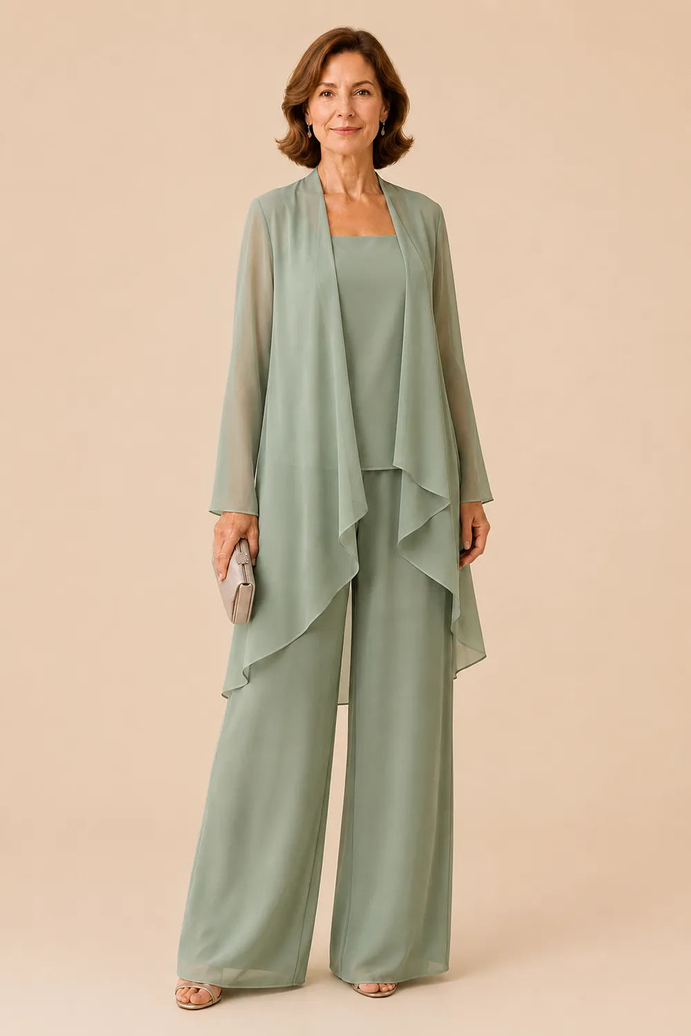 Veerle | Elegant Chiffon Pantsuit