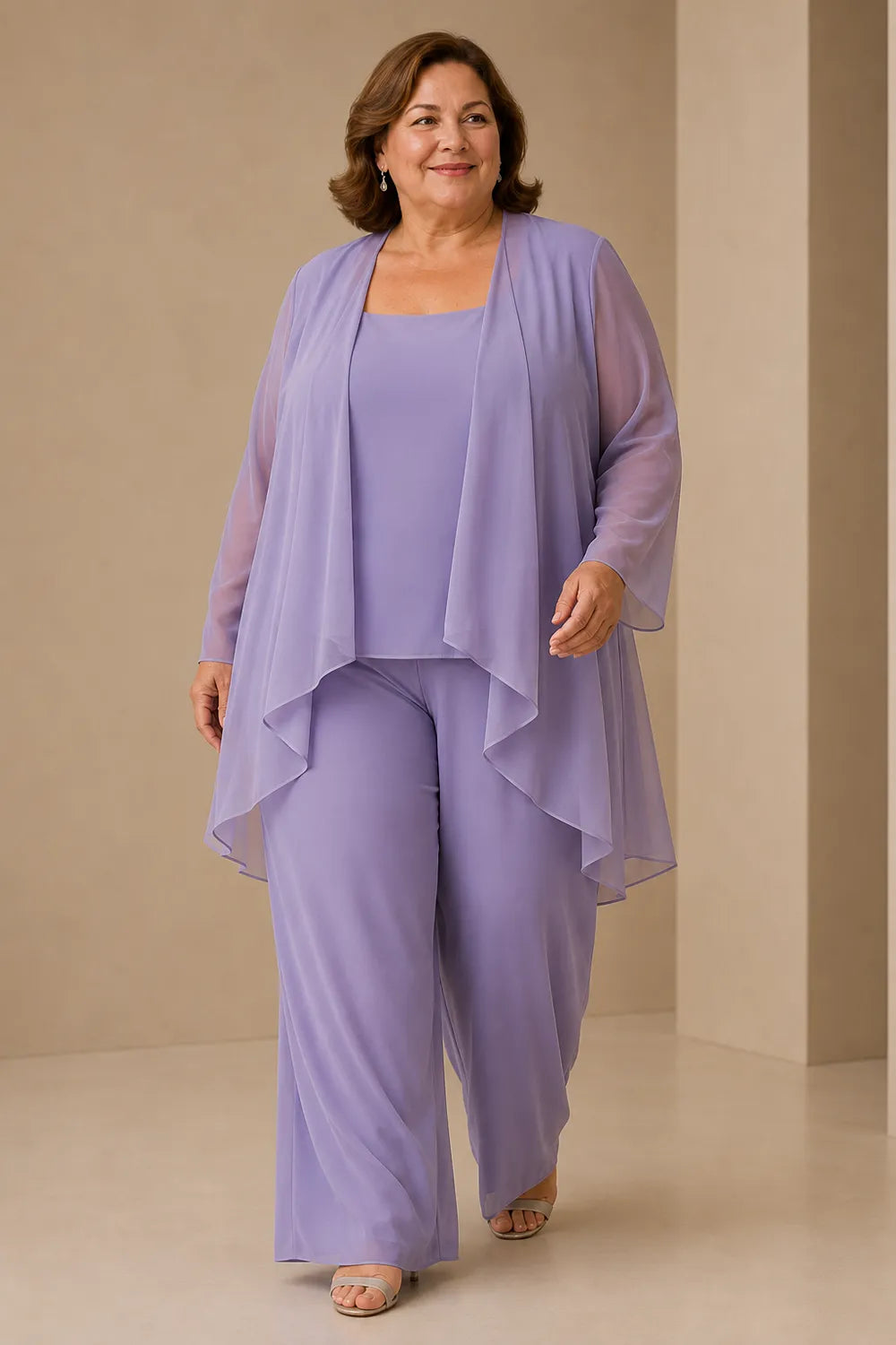 Veerle | Elegant Chiffon Pantsuit