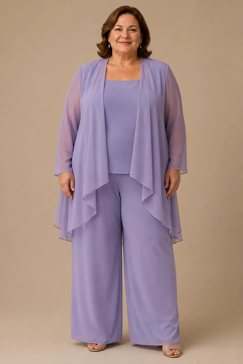 Veerle | Elegant Chiffon Pantsuit