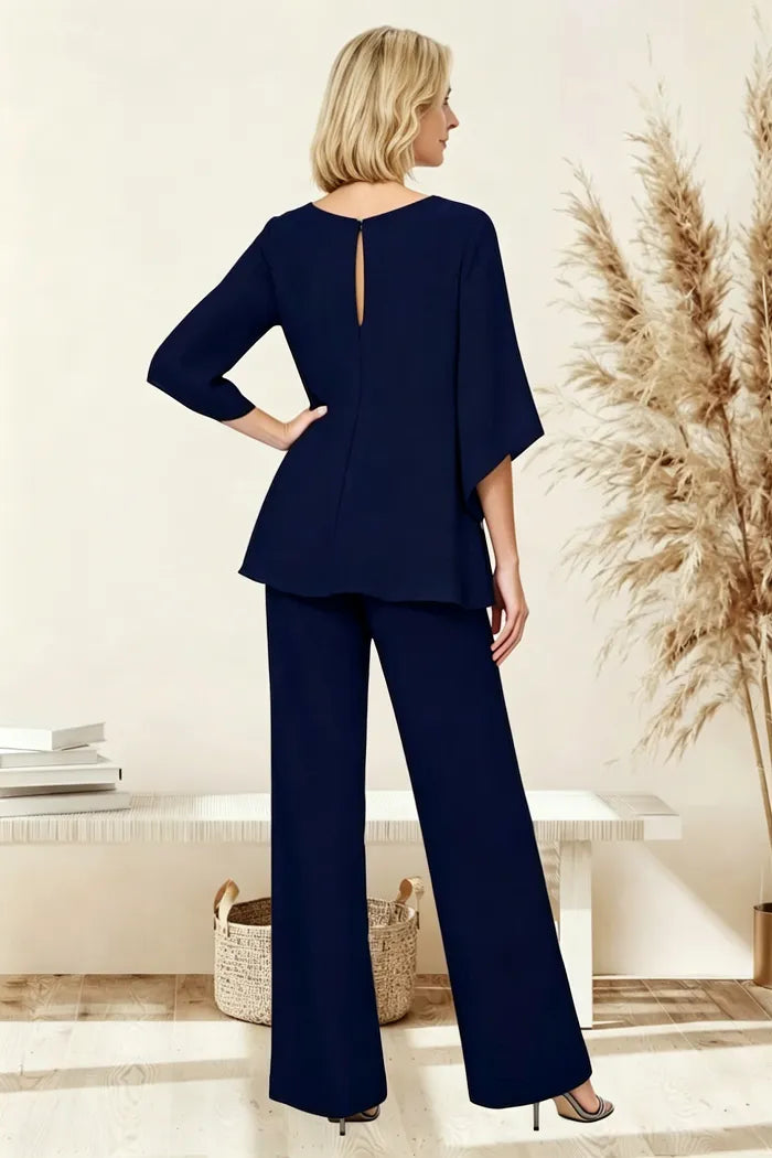 Petra | Refined Formal Pant Set with Loose Fit