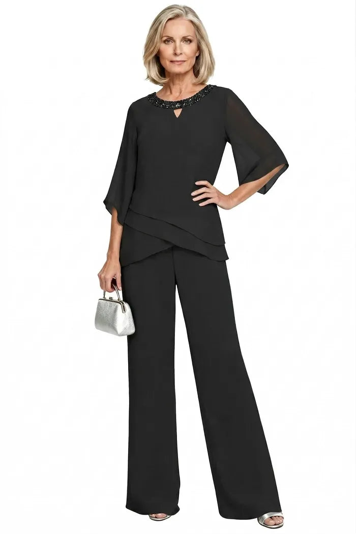 Petra | Refined Formal Pant Set with Loose Fit