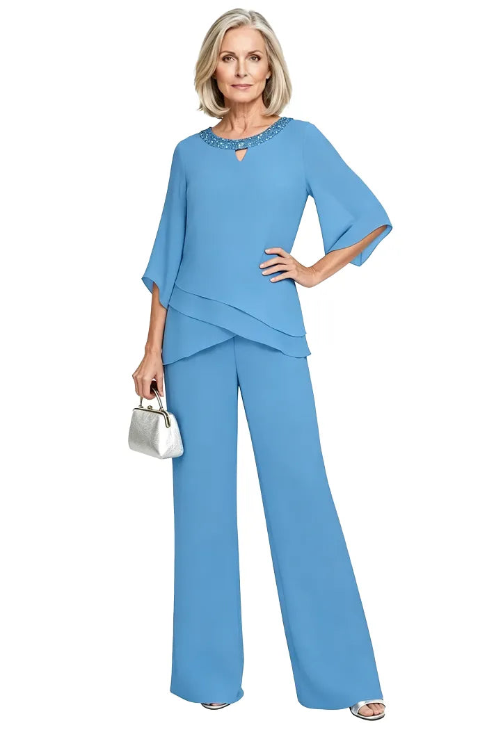 Petra | Refined Formal Pant Set with Loose Fit