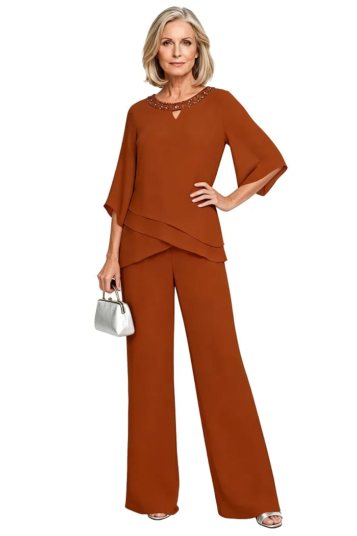 Petra | Refined Formal Pant Set with Loose Fit