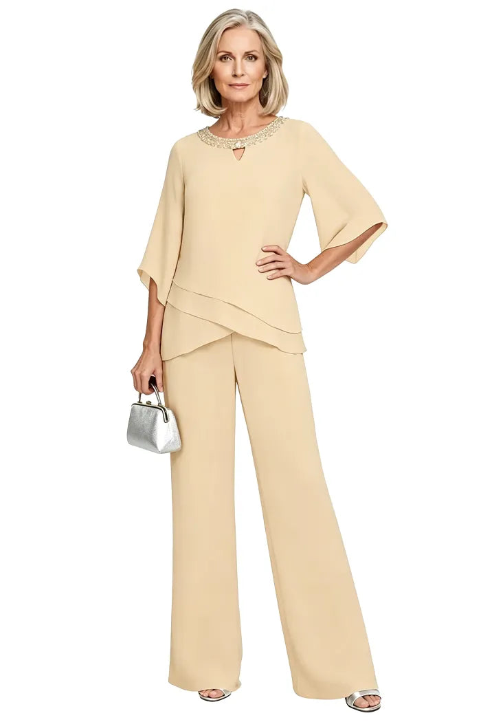 Petra | Refined Formal Pant Set with Loose Fit