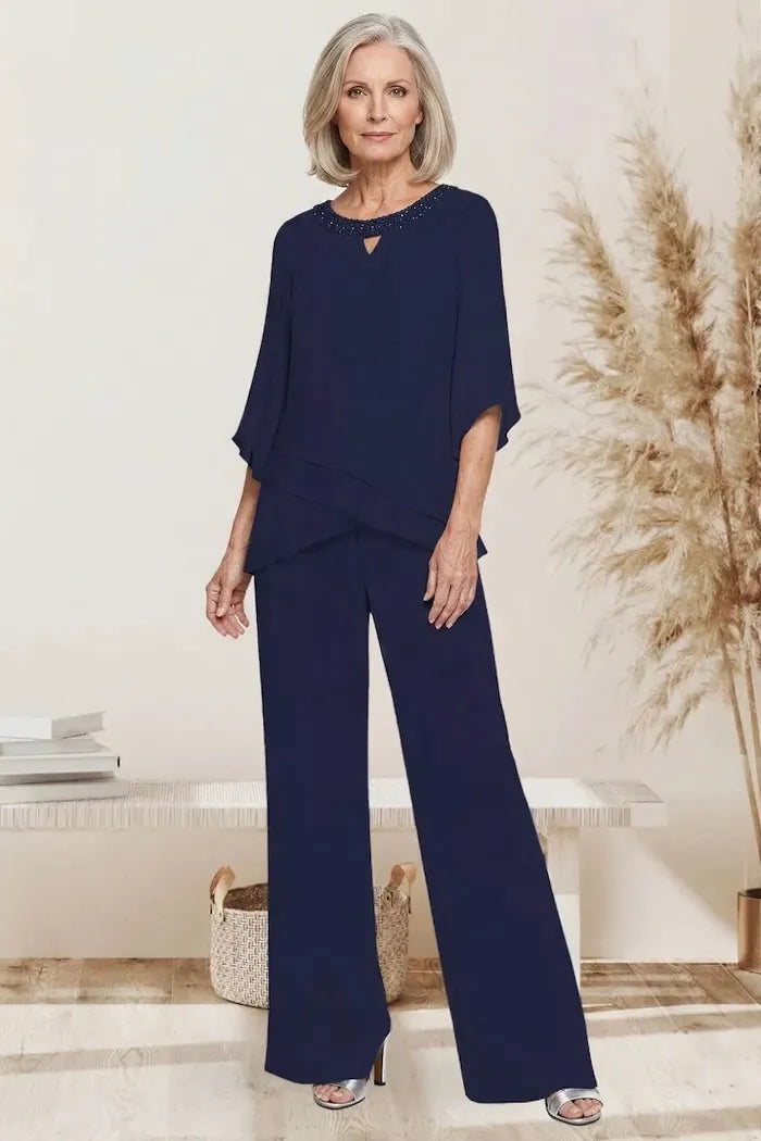 Petra | Refined Formal Pant Set with Loose Fit