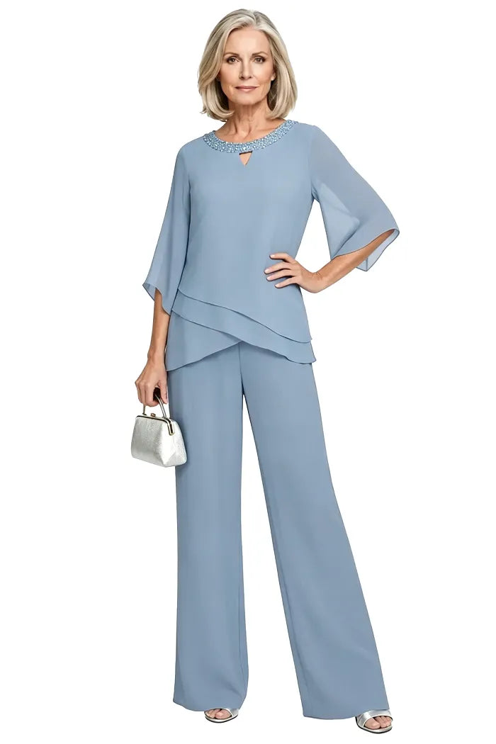 Petra | Refined Formal Pant Set with Loose Fit