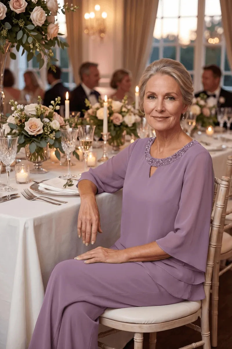 Petra | Refined Formal Pant Set with Loose Fit