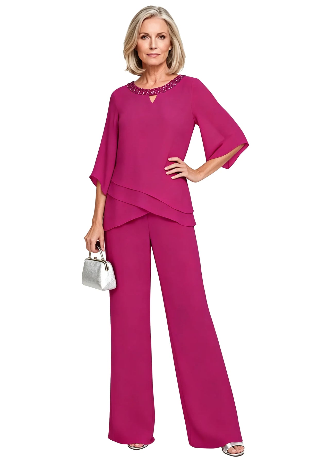 Petra | Refined Formal Pant Set with Loose Fit