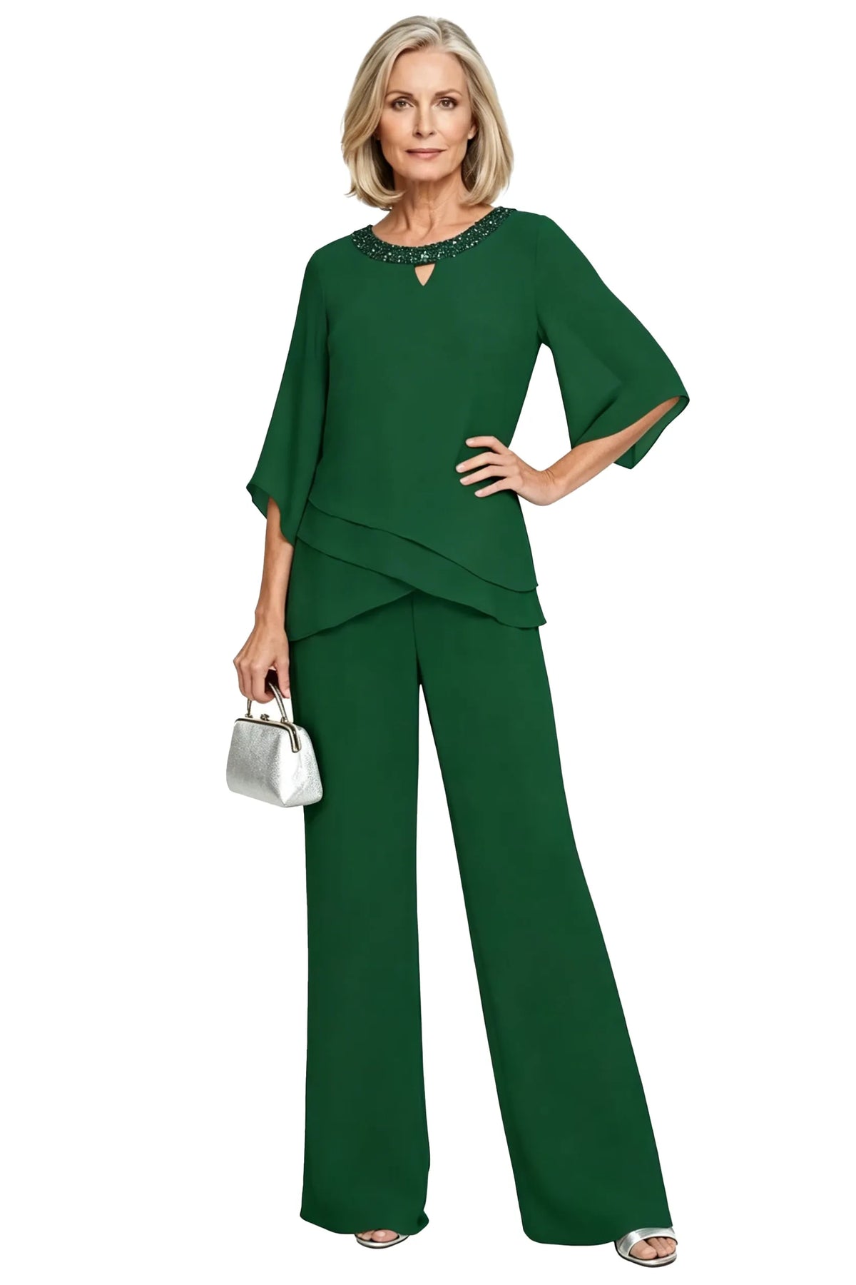 Petra | Refined Formal Pant Set with Loose Fit