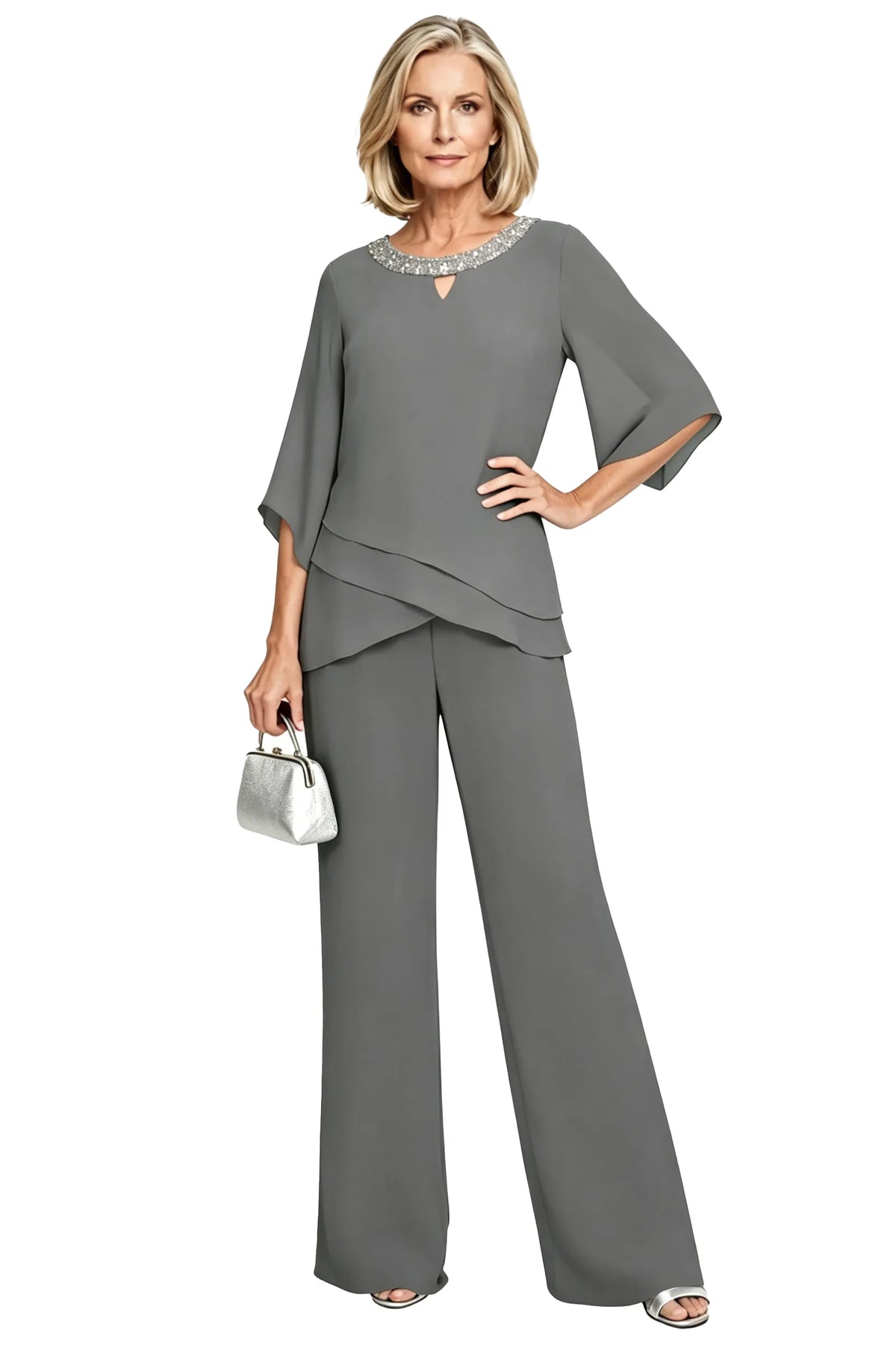 Petra | Refined Formal Pant Set with Loose Fit