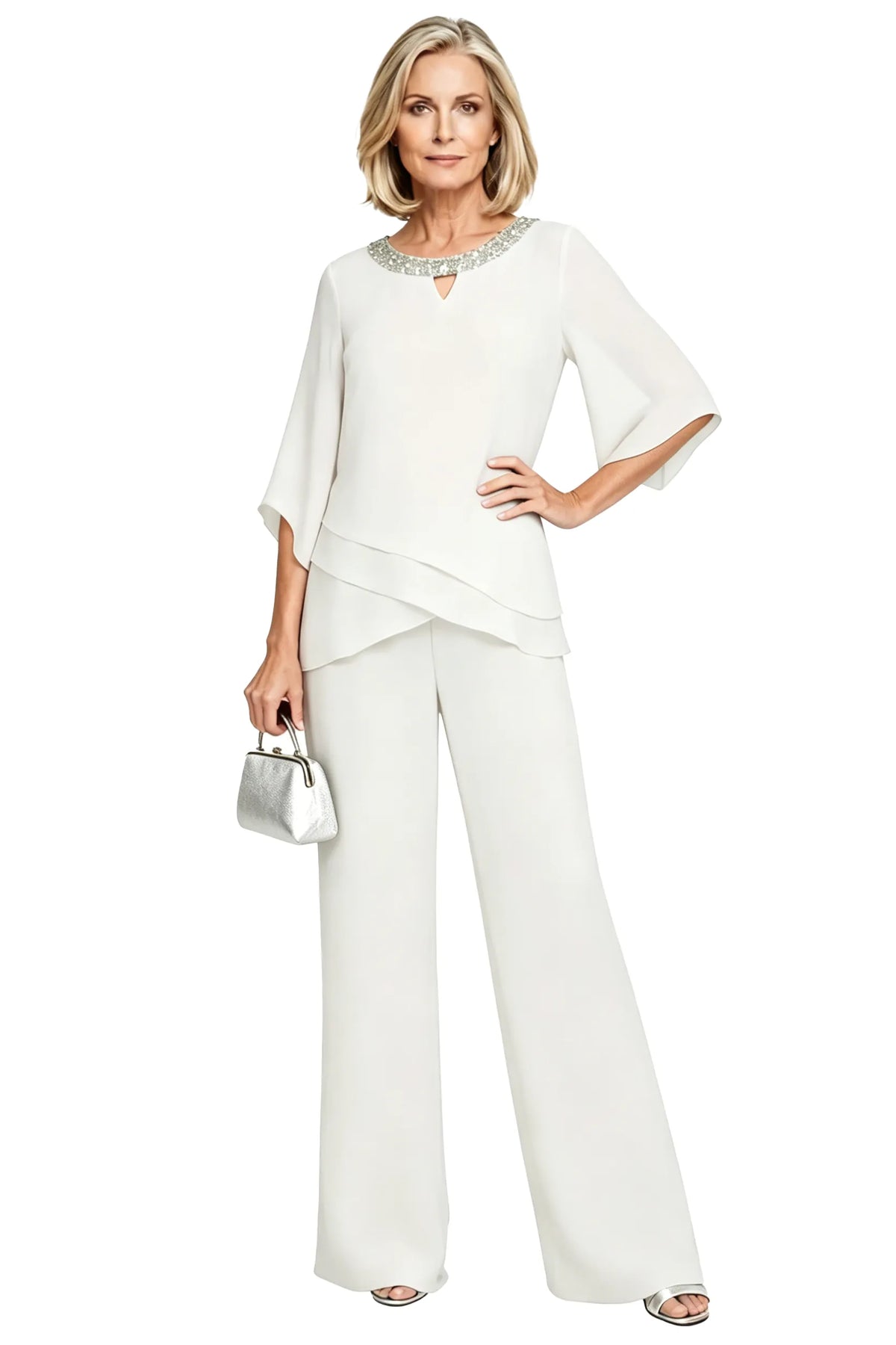 Petra | Refined Formal Pant Set with Loose Fit