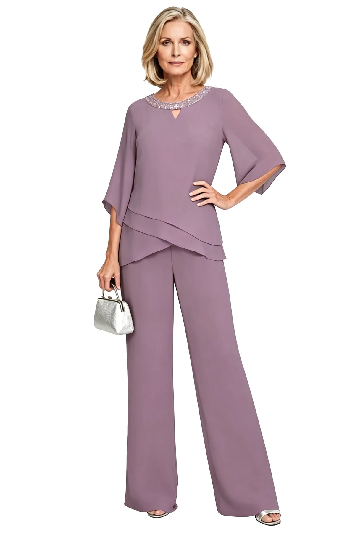 Petra | Refined Formal Pant Set with Loose Fit