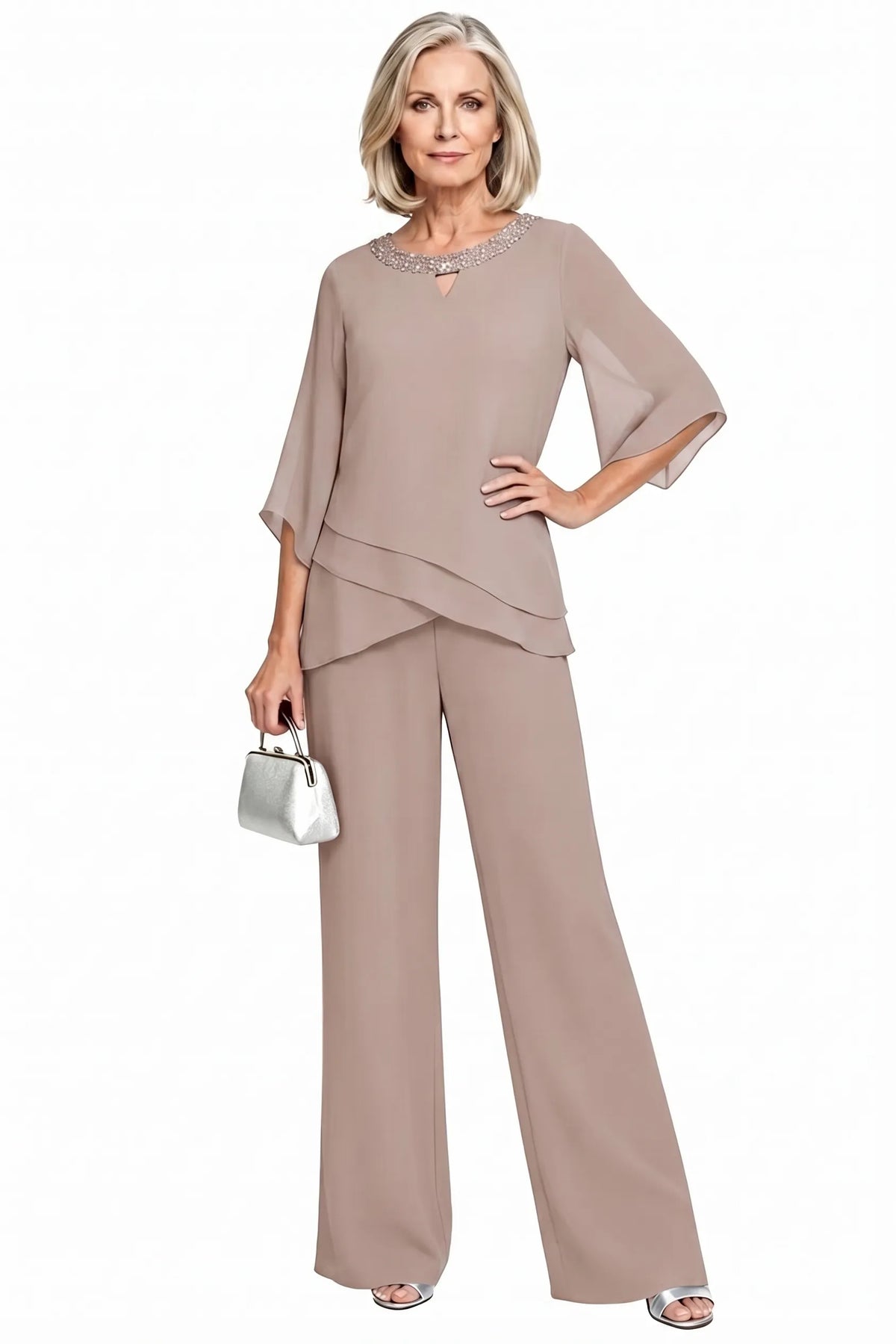 Petra | Refined Formal Pant Set with Loose Fit