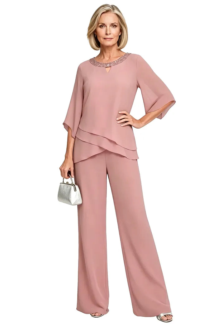 Petra | Refined Formal Pant Set with Loose Fit