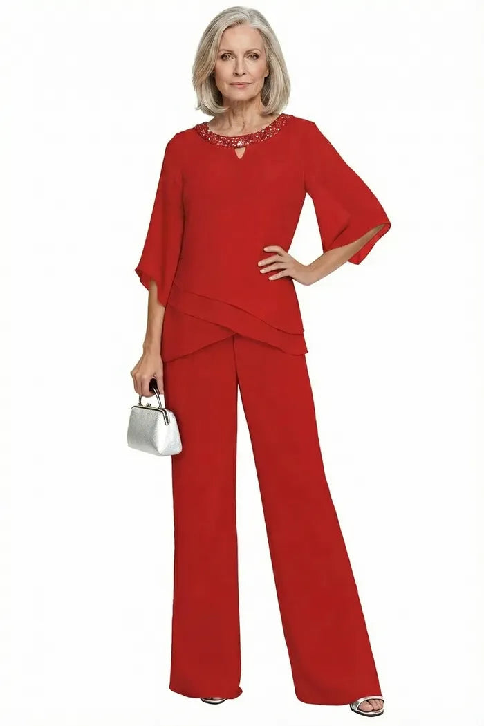 Petra | Refined Formal Pant Set with Loose Fit