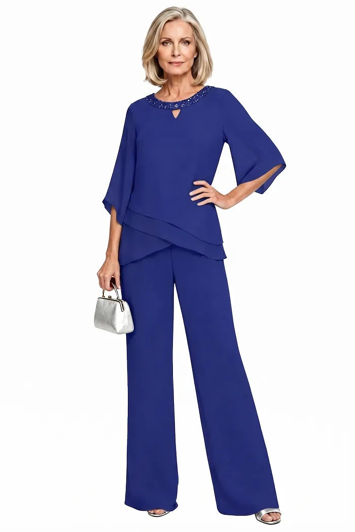 Petra | Refined Formal Pant Set with Loose Fit