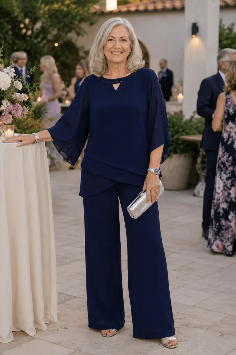 Petra | Refined Formal Pant Set with Loose Fit