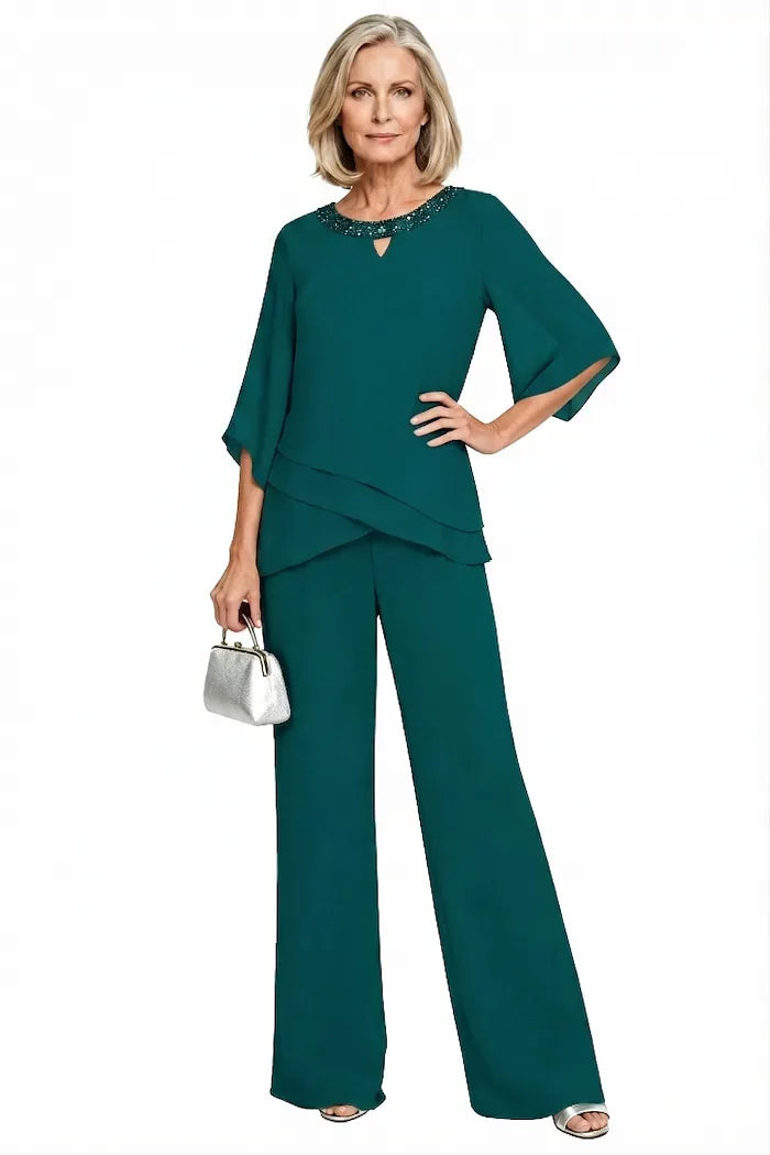 Petra | Refined Formal Pant Set with Loose Fit