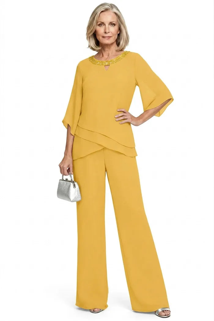 Petra | Refined Formal Pant Set with Loose Fit