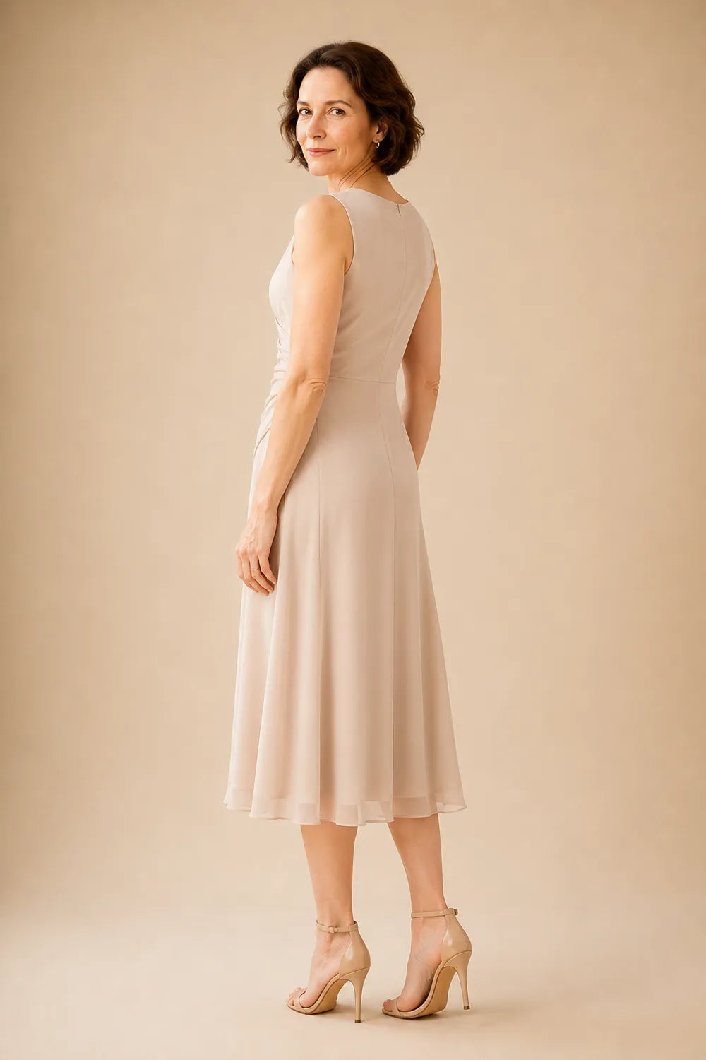 Marianne | Elegant Midi Dress with Lace Jacket