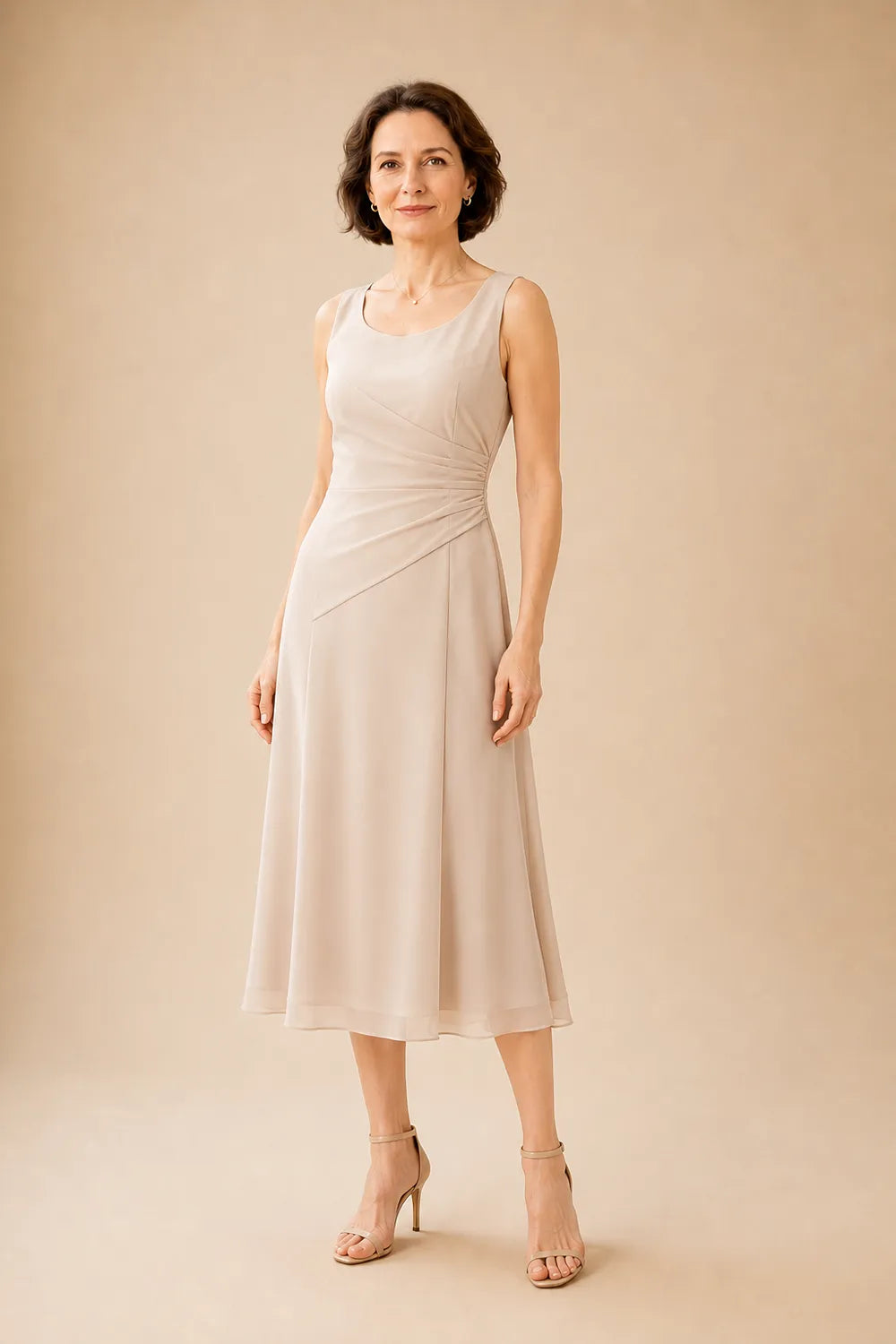 Marianne | Elegant Midi Dress with Lace Jacket