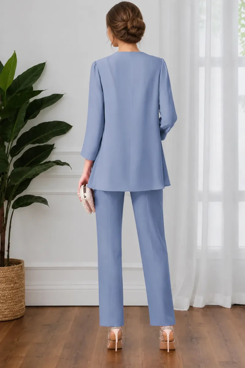 Monique | Elegant Three-Piece Formal Pantsuit