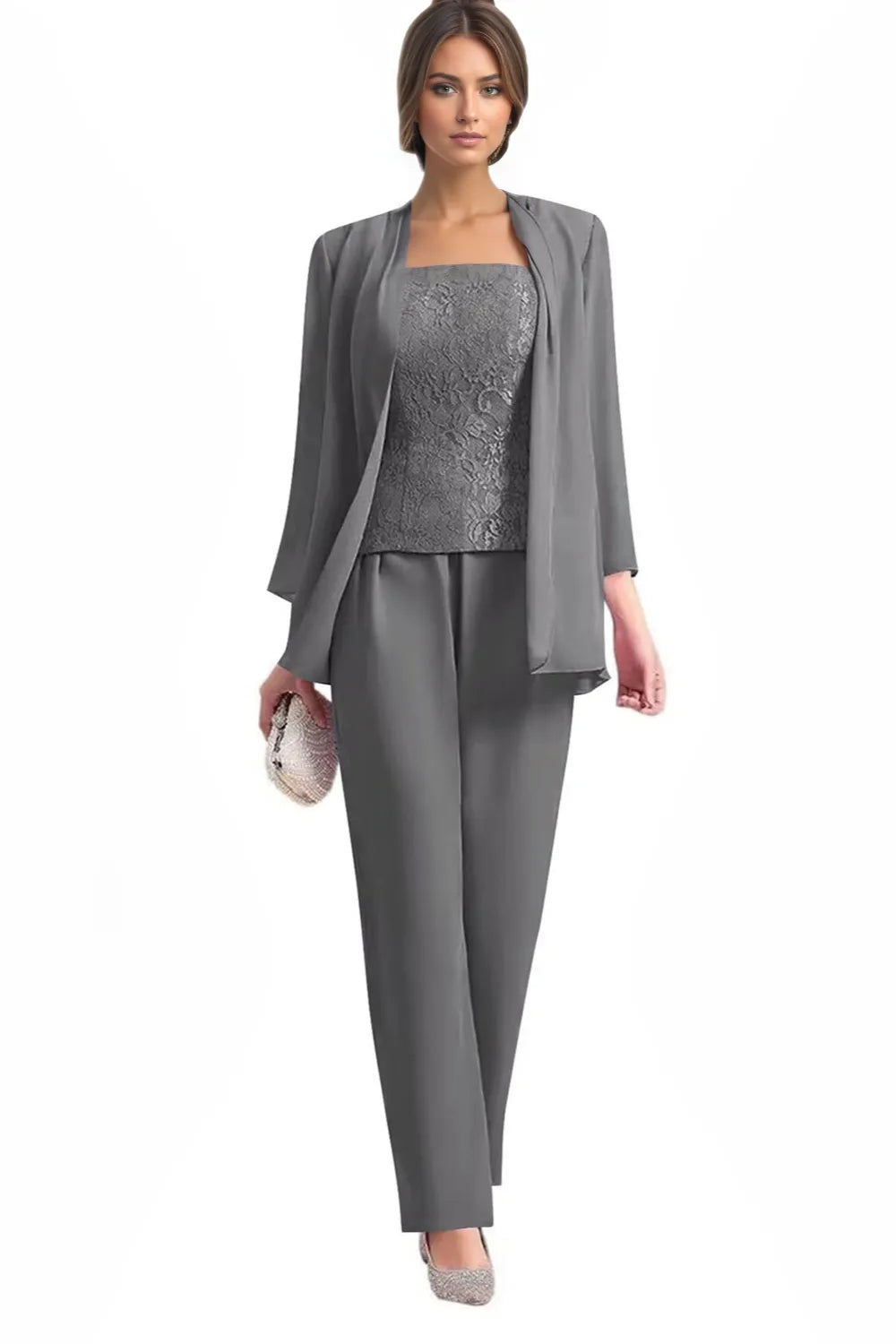 Monique | Elegant Three-Piece Formal Pantsuit