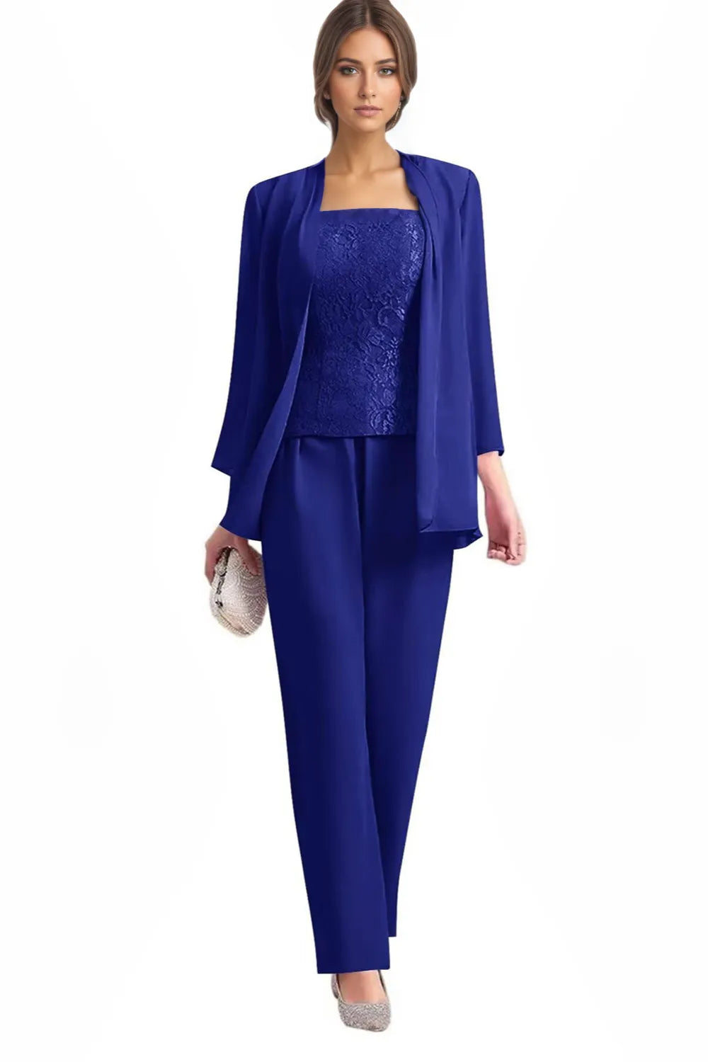 Monique | Elegant Three-Piece Formal Pantsuit