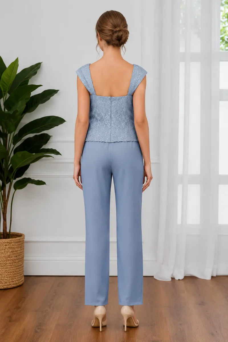Monique | Elegant Three-Piece Formal Pantsuit