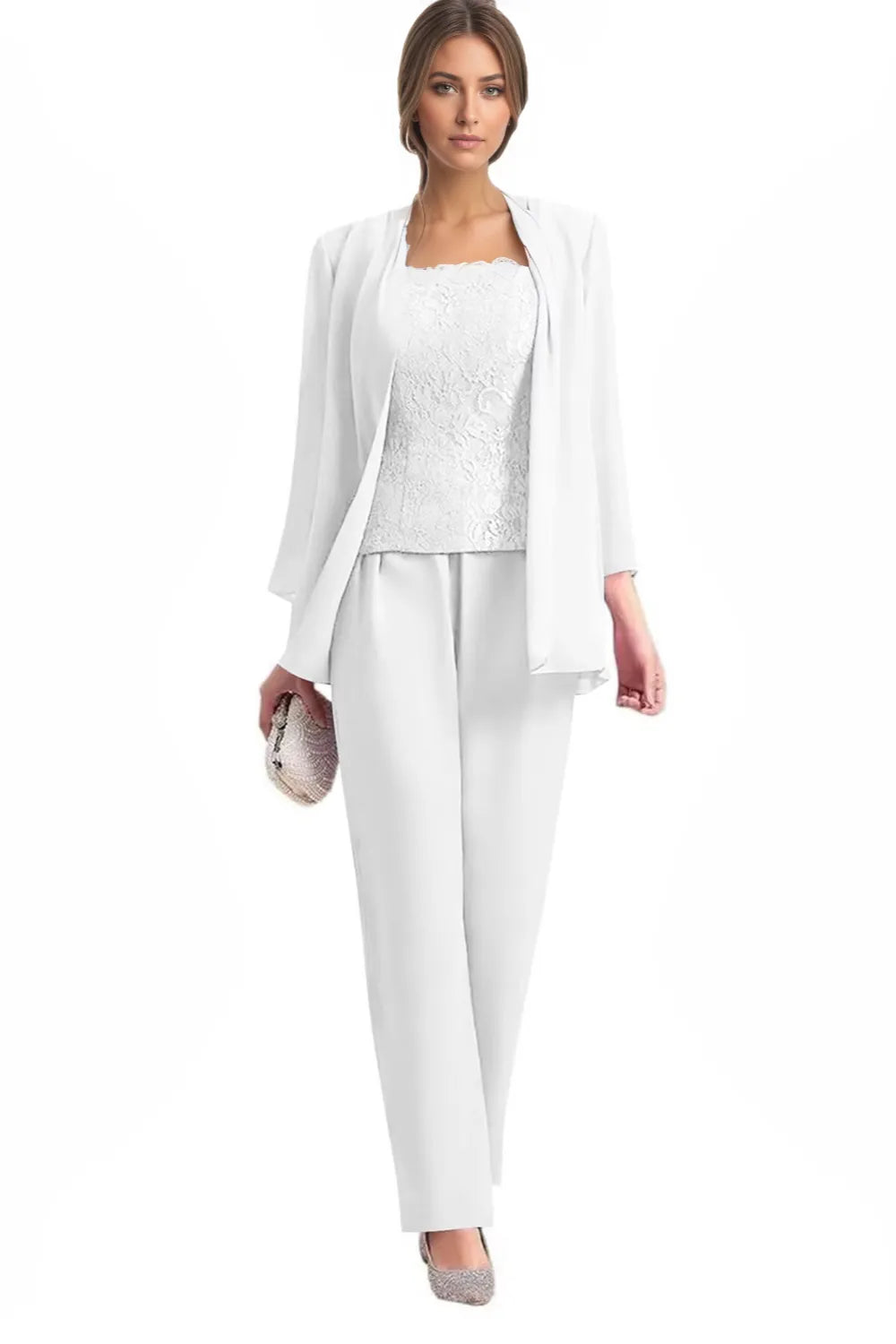 Monique | Elegant Three-Piece Formal Pantsuit