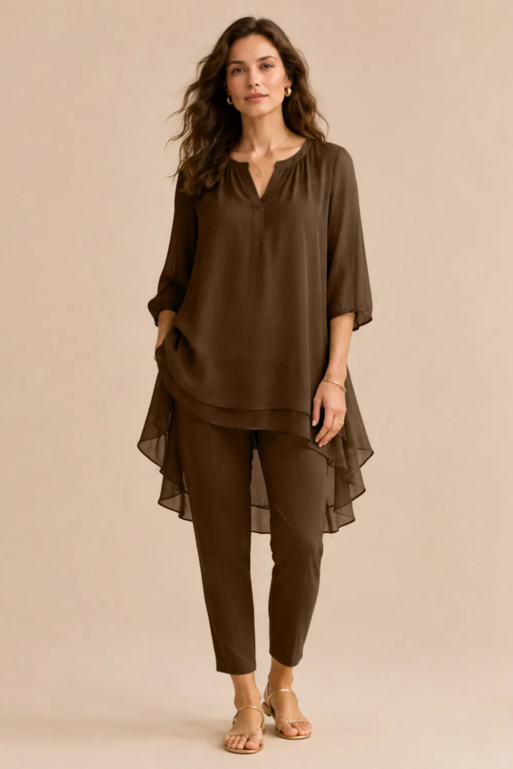 Fleur | Elegant Pantsuit with Overlay