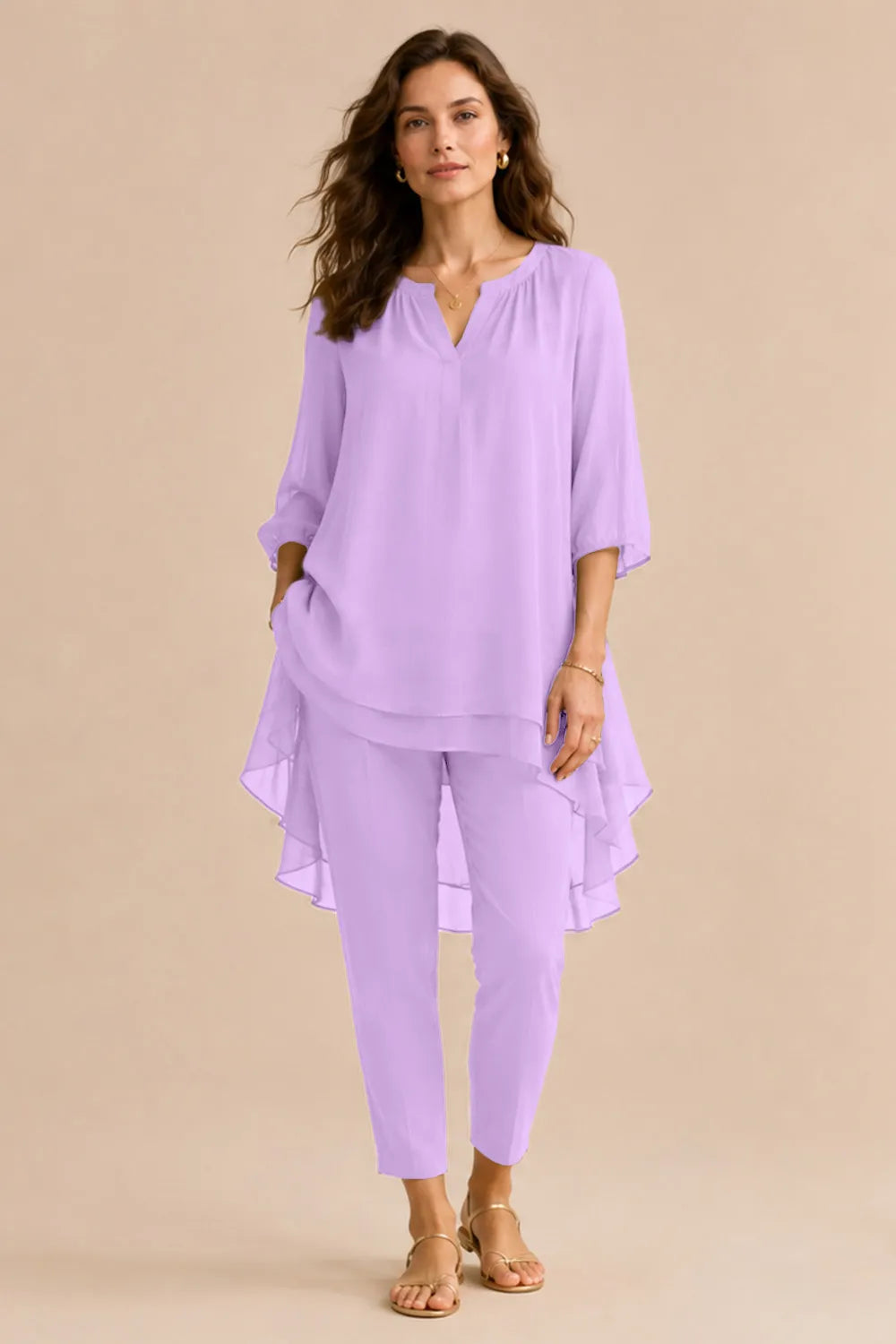 Fleur | Elegant Pantsuit with Overlay