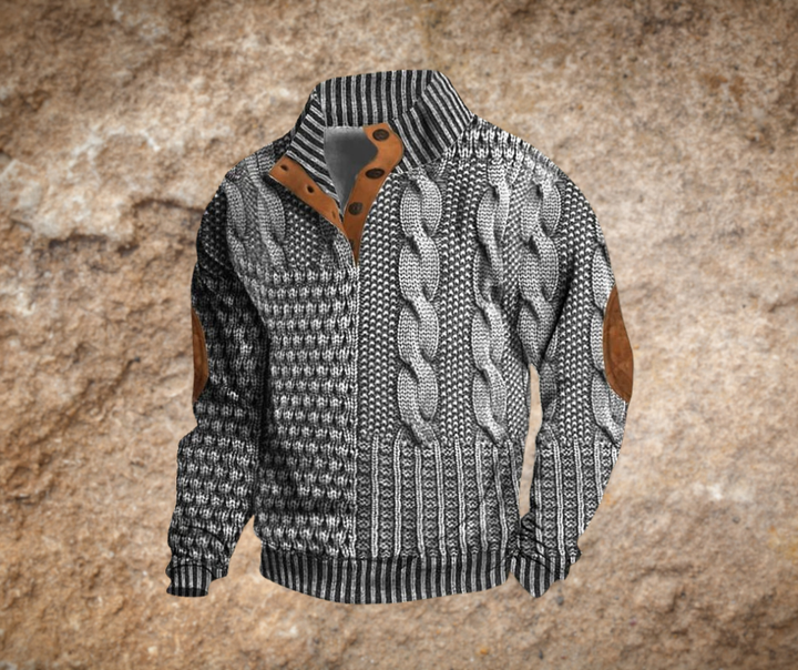 Vintage Printed Sweater
