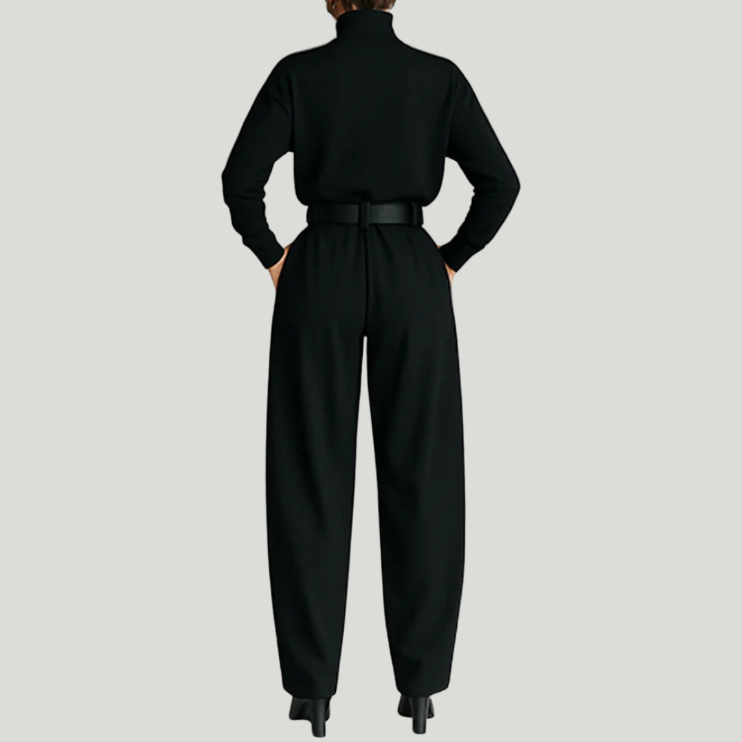 JULIET - Turtleneck and Straight-Leg Pant Ensemble