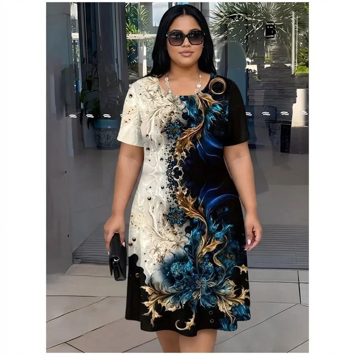 Printed Relaxed Dress by Sorrel